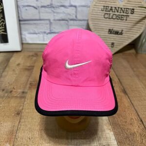 Nike Featherlight Dri-Fit Pink & Black Running Hat